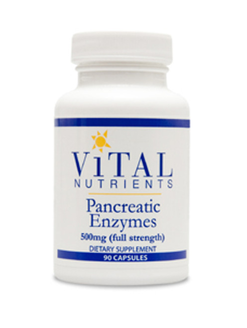 Pancreatic Enzymes 500 mg 90 caps Vital Nutrients