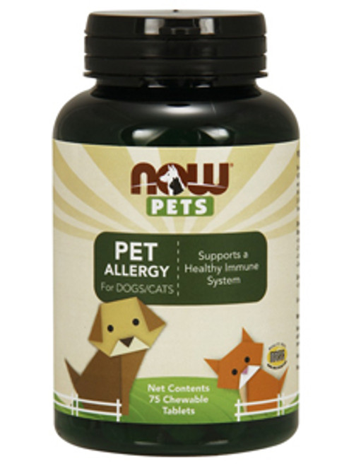 Pet Allergy 75 chew tabs NOW