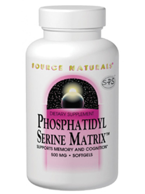 PhosphatidylSerine Matrix 500mg 60 gels Source Naturals