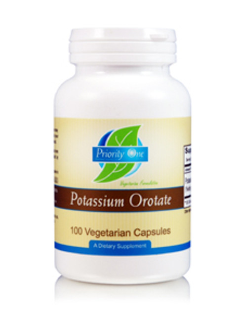 Potassium Orotate 100 vcaps Priority One Vitamins