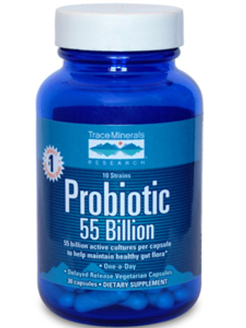 Probiotic 55 Billion 30 caps Trace Minerals Research