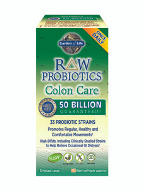 RAW Probiotics Colon Care 30 vcaps Garden of Life