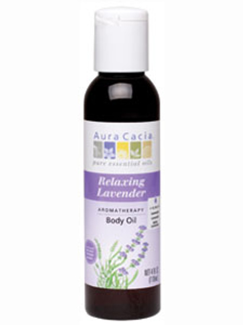 Relaxing Lavender Body Oil 4 oz Aura Cacia