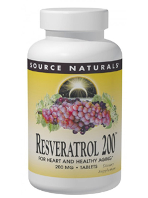 Resveratrol 200 120 tabs Source Naturals