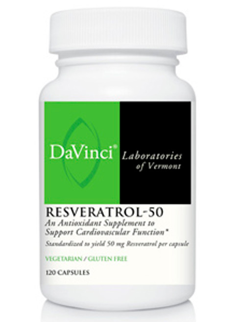 Resveratrol-50 120 vegcaps Davinci Labs