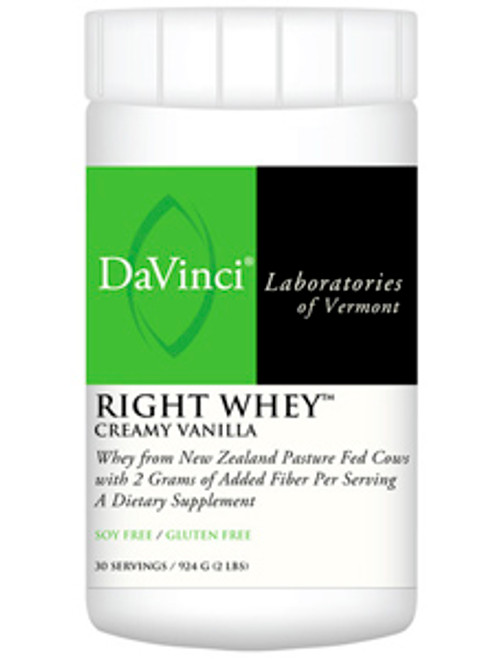 Right Whey Vanilla 30 serv Davinci Labs