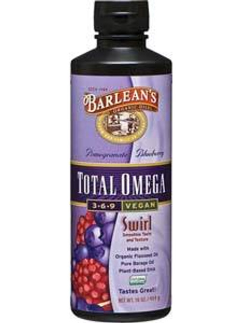 Total Omega Pome/Blueberry Swirl 16 oz Barlean's Organic Oils