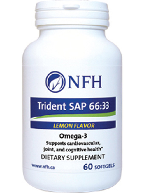 Trident SAP 66:33 lemon 60 gels NFH-Nutritional Fundamentals for Health