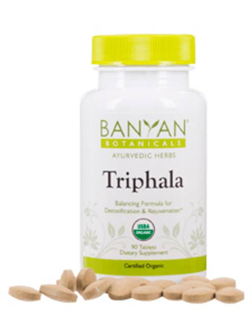 Triphala, Organic 90 tabs Banyan Botanicals