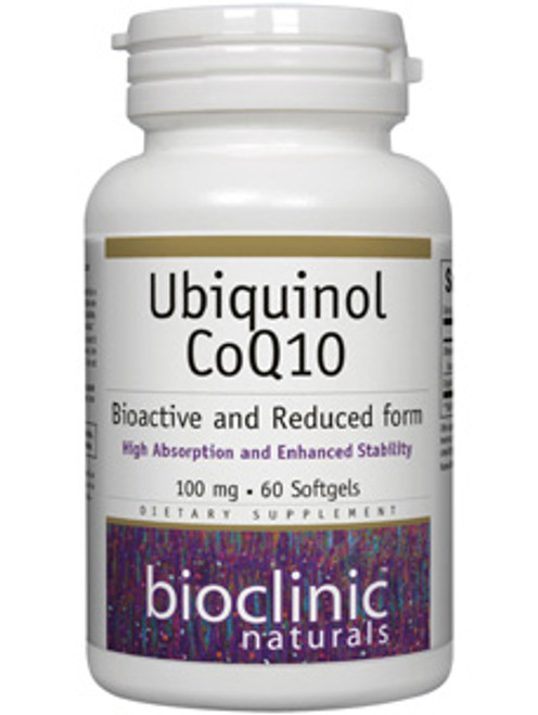 Ubiquinol CoQ10 100 mg 60 softgels Bioclinic Naturals