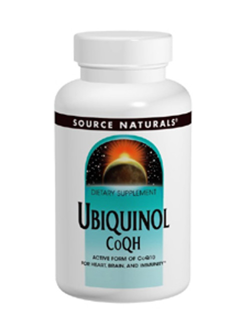 Ubiquinol CoQH 100mg 60 gels Source Naturals