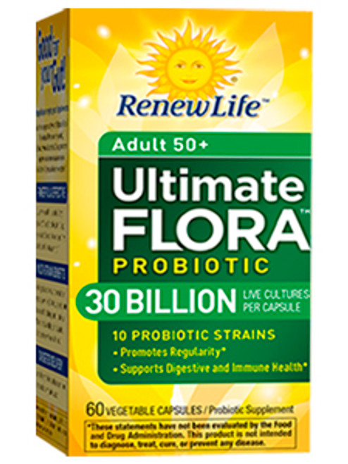 Ultimate Flora Adult 50+ 30B 60 vegcaps Renew Life