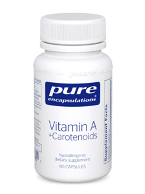Vitamin A + Carotenoids 90 caps Pure Encapsulations