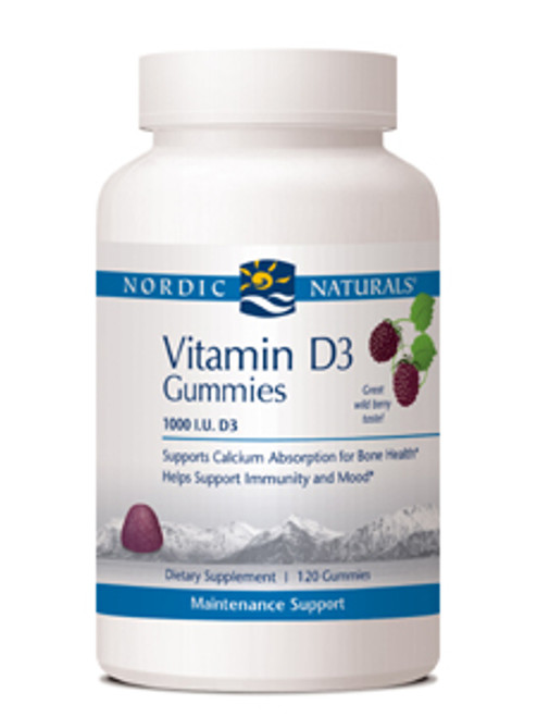 Vitamin D3 120 Gummies Nordic Naturals