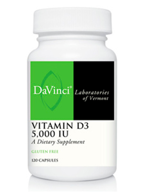 Vitamin D3 5000 IU 120 caps Davinci Labs