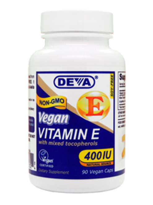 Vitamin E 400 IU-Mixed Tocoph. 90 vcaps Deva Nutrition LLC