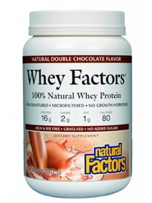 Whey Factors Powder Mix Choc 32 oz Natural Factors