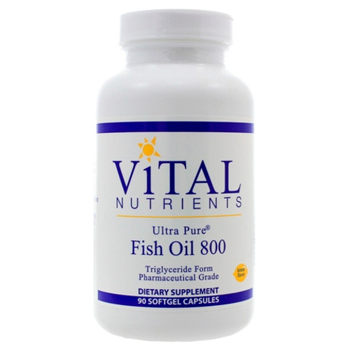 Vital Nutrients Fish Oil 800 Triglyceride, Ultra Pure 90 Softgels