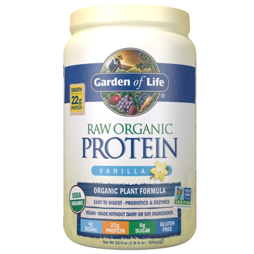 Garden of Life RAW Organic Protein - Real Raw Vanilla 631 Grams