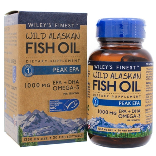 Wileys Finest Fish Oils Peak EPA 30 Softgels