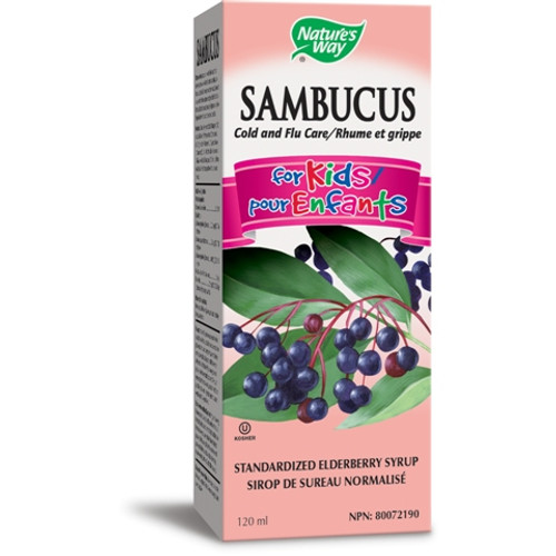 Nature's Way Sambucus for Kids Berry Flavor 4 Ounces