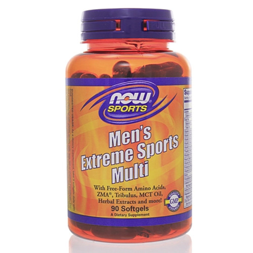 NOW Sports Mens Extreme Sports Multivitamin 90 Softgels