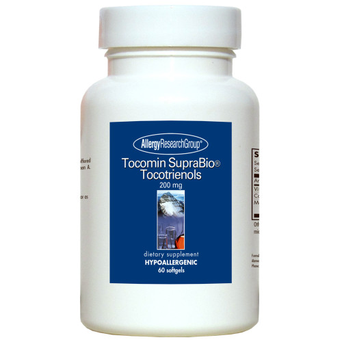 Allergy Research Group Tocomin SupraBio Tocotrienols 200mg 60 Softgels