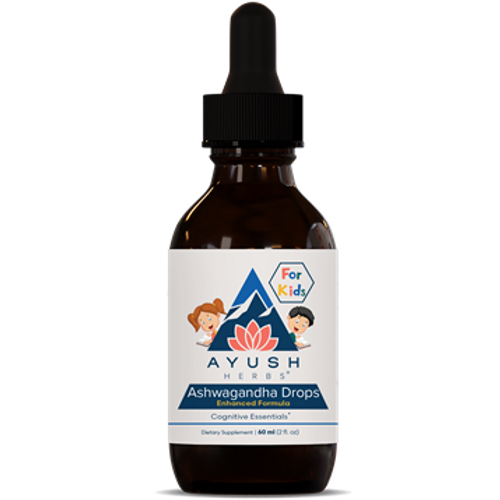 Ayush Herbs Kids Ashwagandha Drops 2 ounces