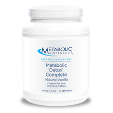 Metabolic Maintenance Metabolic Detox Complete Vanilla
