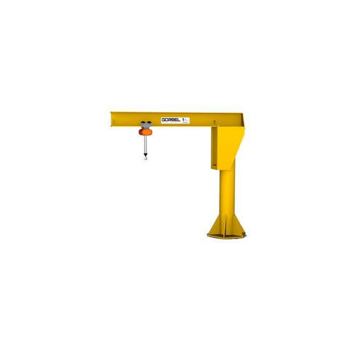 Gorbel 1 Ton FS300 Freestanding Jib Crane 8 ft Span 16 ft HUB