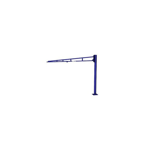 Gorbel 50 lbs. Freestanding Tool Solution Jib Crane 6 ft Span 8 ft HUB