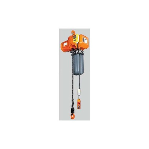 AccoLift VFD Two Speed Electric Chain Hoists Hook Mount 20' Lift 5 ton 460v 11/4 fpm