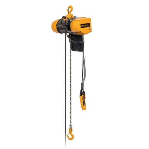 1/2 Ton Harrington SEQ Electric Chain Hoist Dual Speed VFD - 15ft. Lift - Single Phase