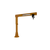 HSI 1/2 Ton Light Duty Jib Crane 12 Ft Span 8 Ft HUB