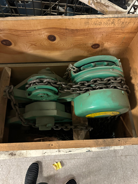 P&H Manual Hoist and Trolley – 8 Ton Army Type (New)
