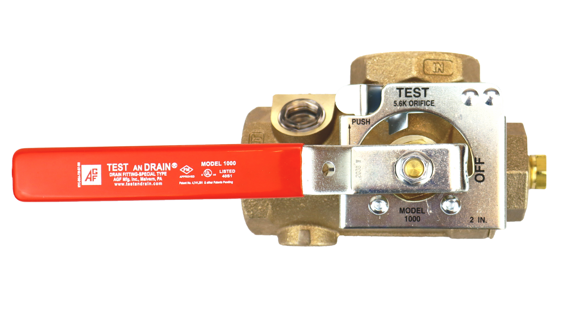 AGF Test and Drain Valve 1000 TESTanDRAIN