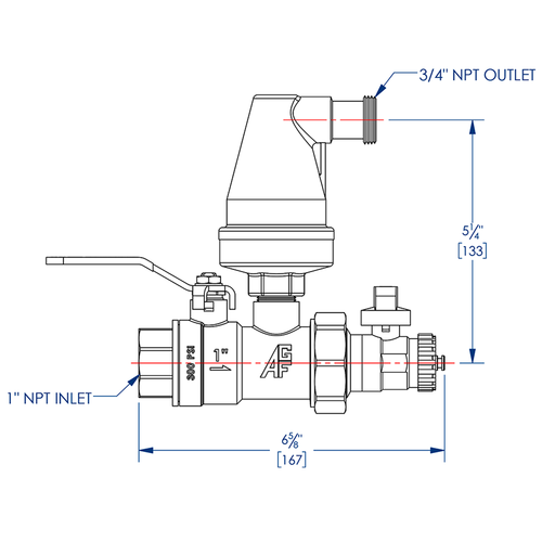 Automatic Air Vent for Fire Sprinkler Systems 7900AAV AGF Mfg.