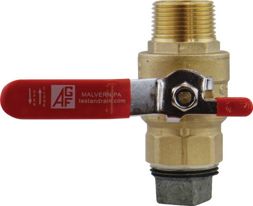 Auxiliary drain ball valve.