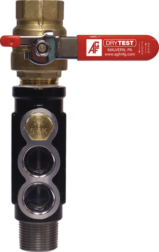 DryTEST valve for trip test in dry and pre-action fire sprinkler systems