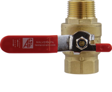 1" brass ball valve for auxiliary drains