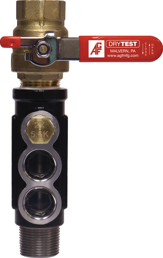DryTEST valve for trip test in dry and pre-action fire sprinkler systems