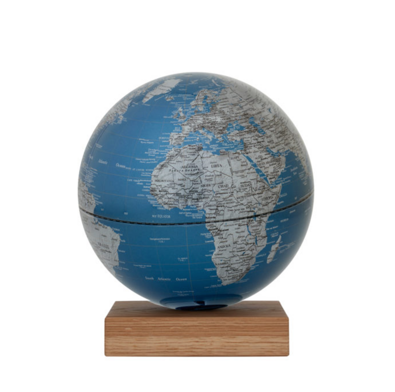 Platon Oak Desk Globes