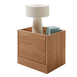 FLAI Bedside Table with Drawer in oak FLAI Bedside Table with Drawer in oak