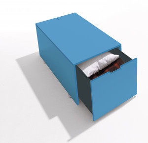 Light Blue Bedbox16 Classic Bedside Drawer Light Blue Bedbox16 Classic Bedside Drawer