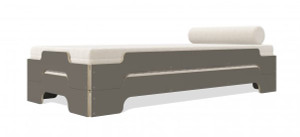 Stacking Modern Bed Comfort CPL in Anthracite Stacking Modern Bed Comfort CPL in Anthracite