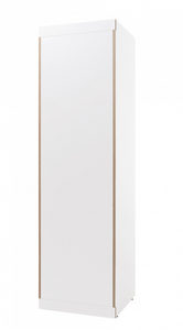 FLAI Wardrobe Single Door in White FLAI Wardrobe Single Door in White