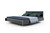 FLAI Modern Bed in Anthracite FLAI Modern Bed in Anthracite