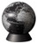 Matte Black Orion Money Box Globe