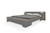 PLANE Double Modern Bed in Anthracite with Optional Storage Box PLANE Double Modern Bed in Anthracite with Optional Storage Box