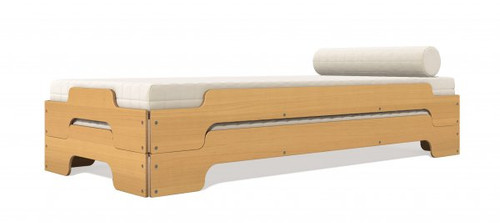 Stacking Bed Comfort in Beech | Mueller Small Living USA